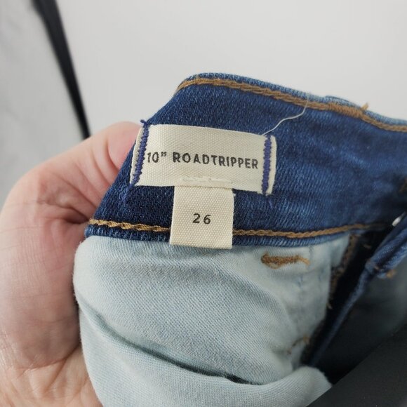 Madewell 10" High Rise Roadtripper Supersoft Jeans In Playford Wash Size 26 - Picture 9 of 11